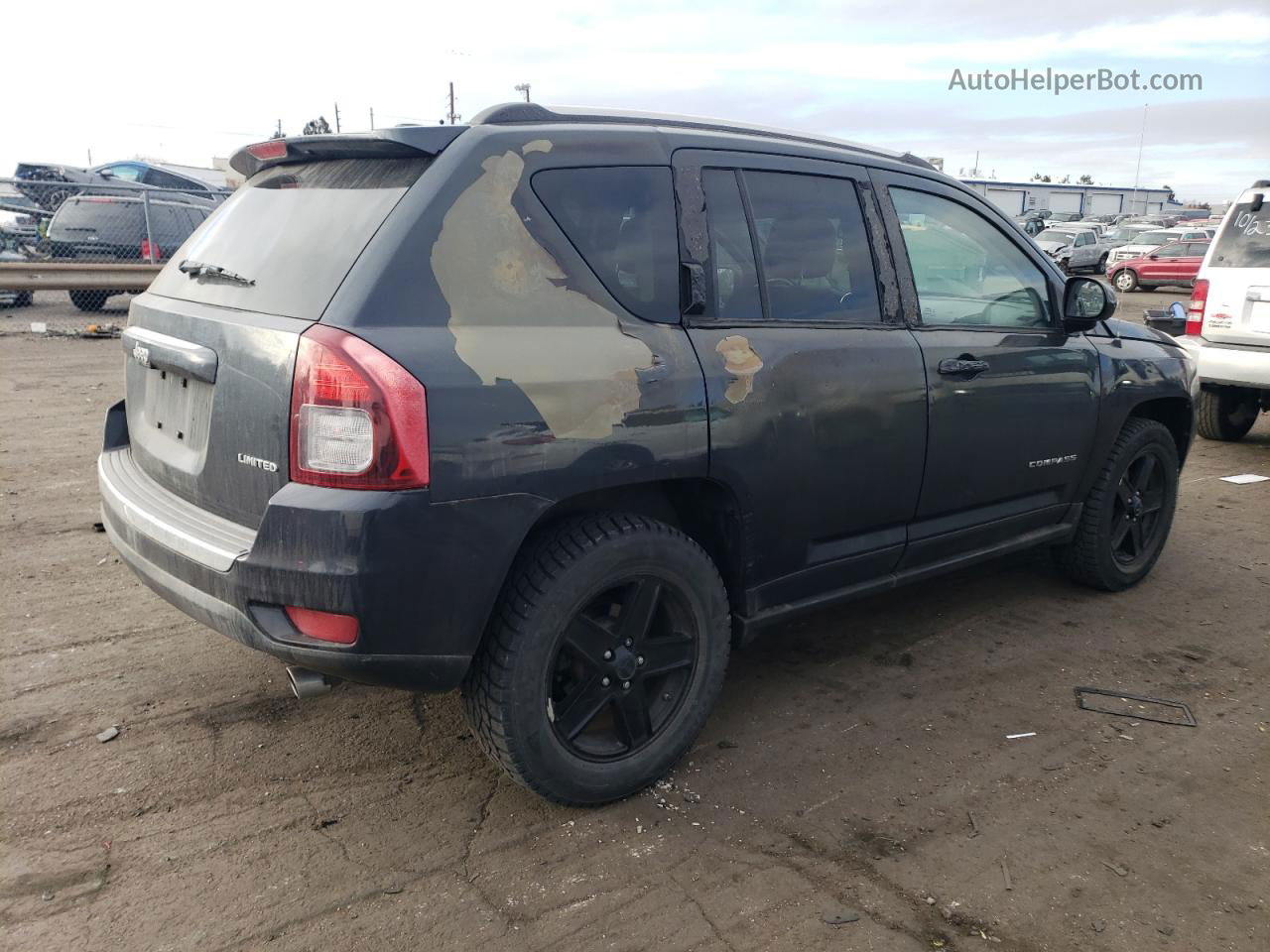 2014 Jeep Compass Limited Синий vin: 1C4NJCCB7ED709154