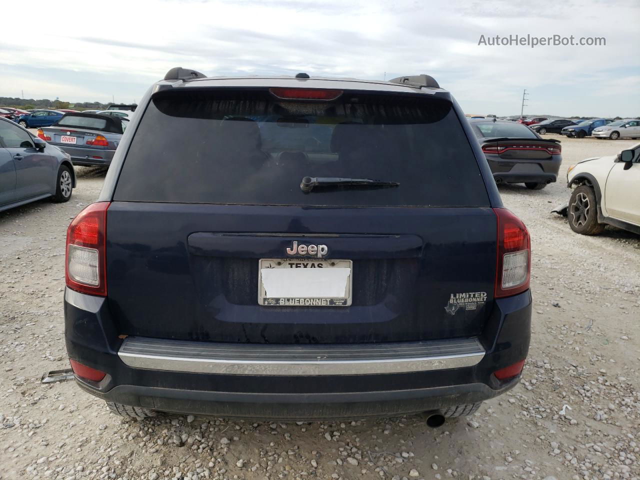 2014 Jeep Compass Limited Blue vin: 1C4NJCCB8ED507665