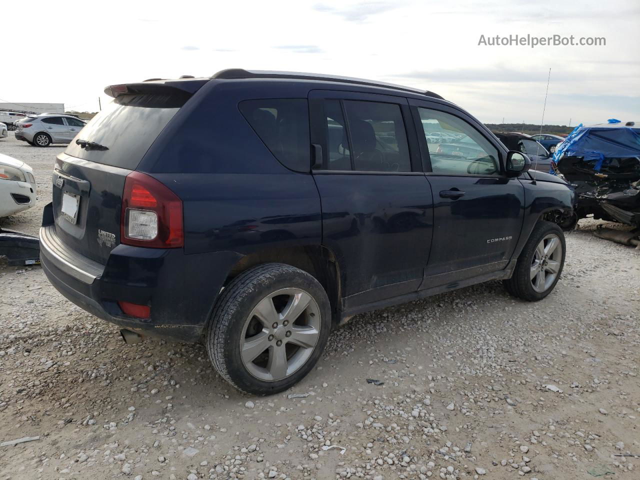 2014 Jeep Compass Limited Синий vin: 1C4NJCCB8ED507665