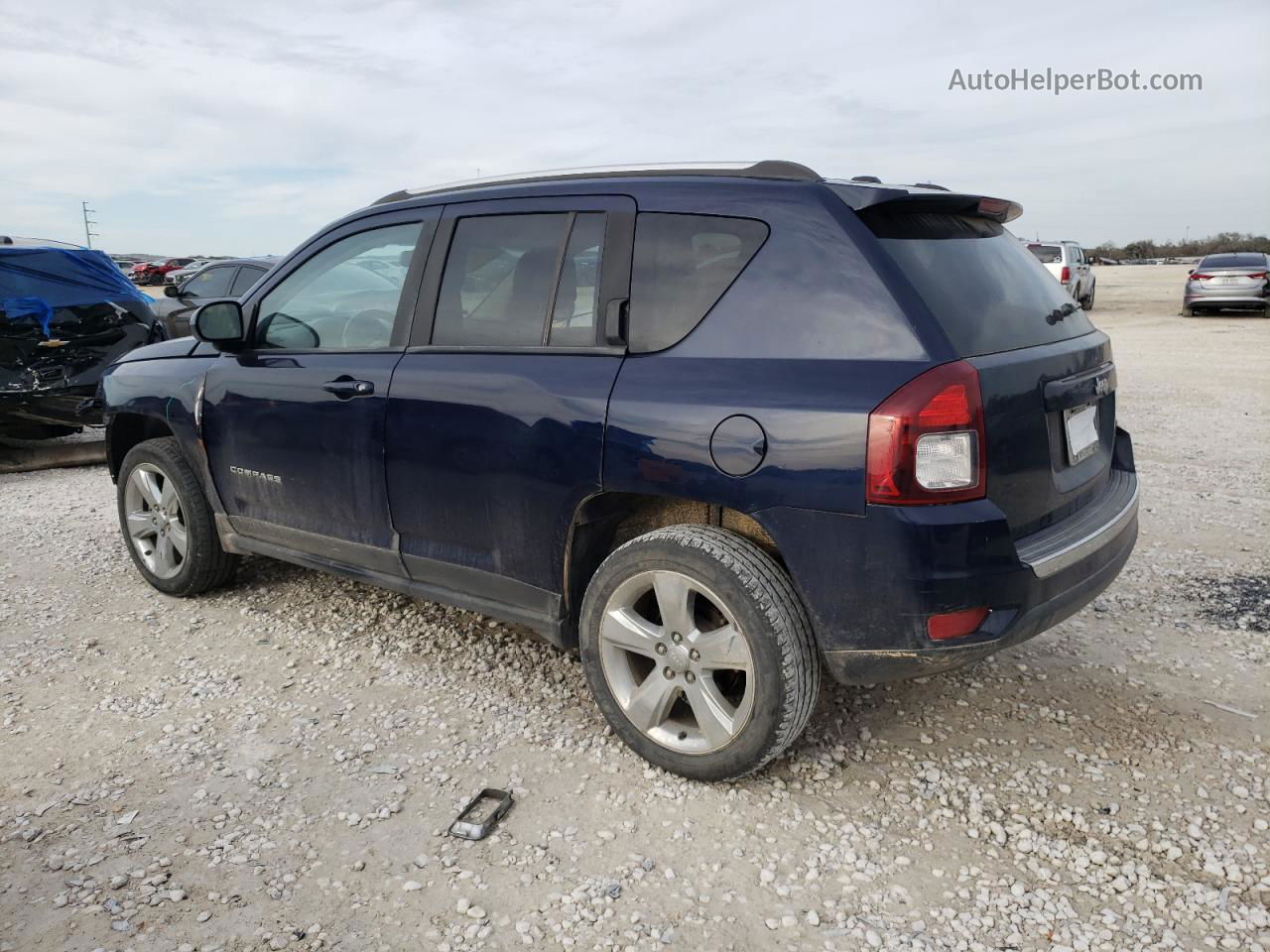 2014 Jeep Compass Limited Синий vin: 1C4NJCCB8ED507665