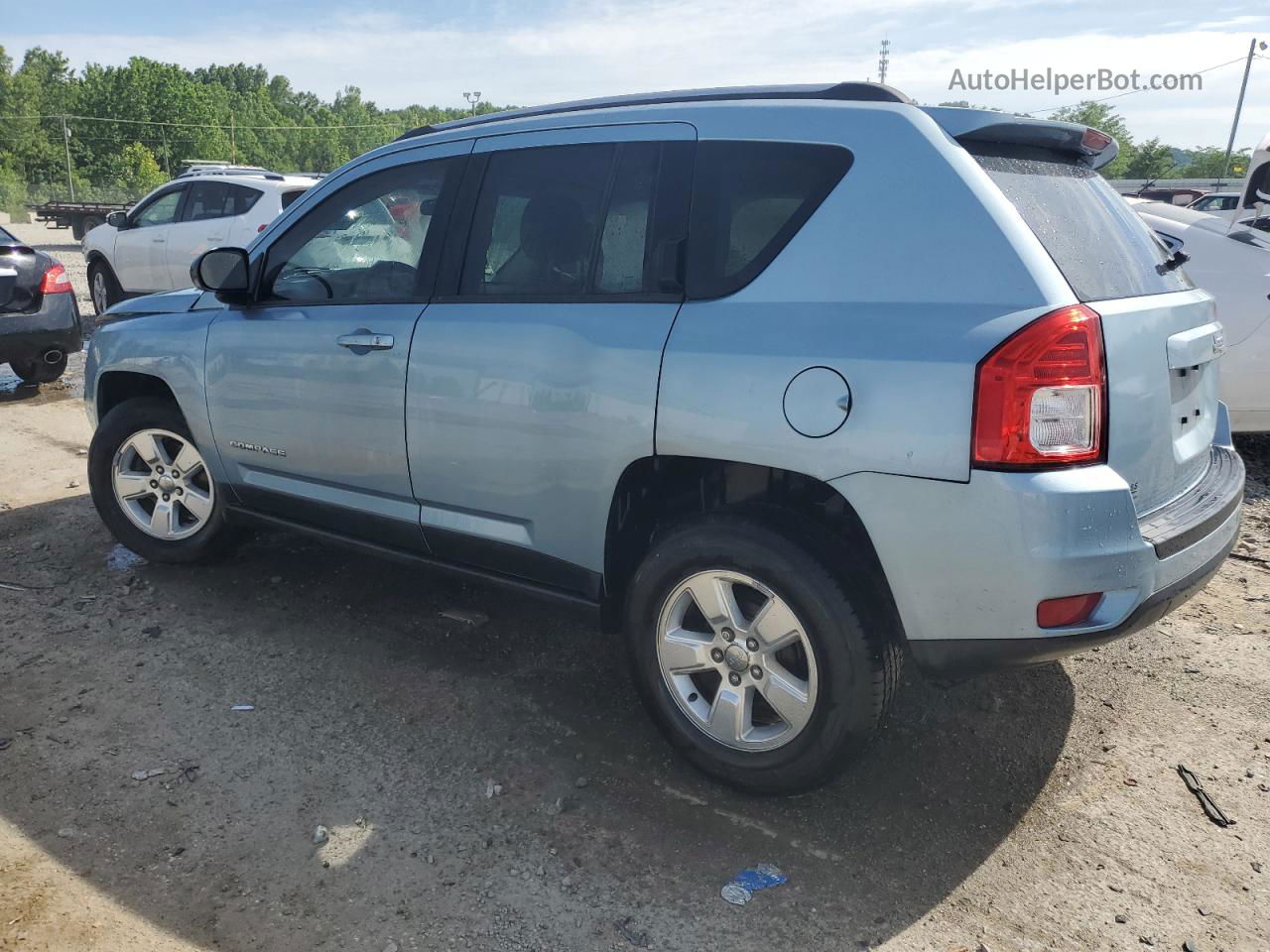 2013 Jeep Compass Latitude Blue vin: 1C4NJCEA0DD141025