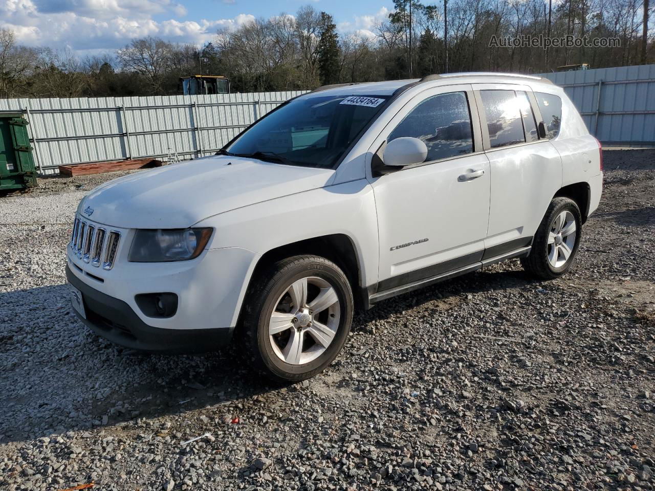 2014 Jeep Compass Latitude Белый vin: 1C4NJCEA0ED540129