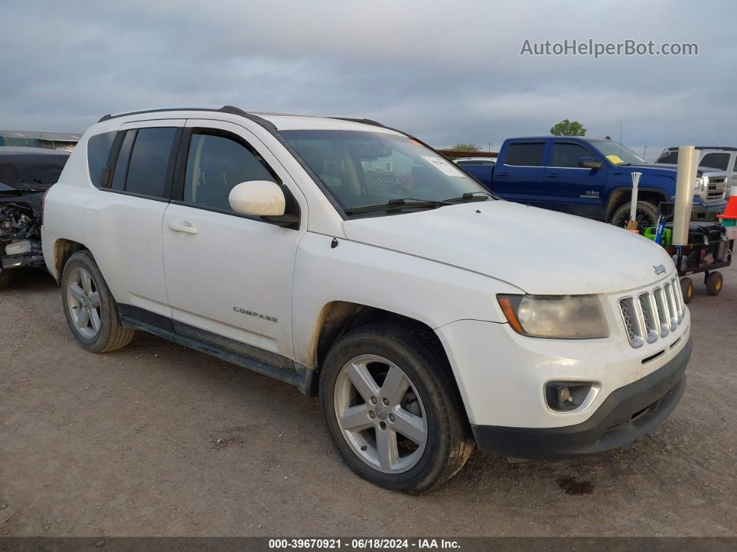 2014 Jeep Compass High Altitude White vin: 1C4NJCEA0ED662618