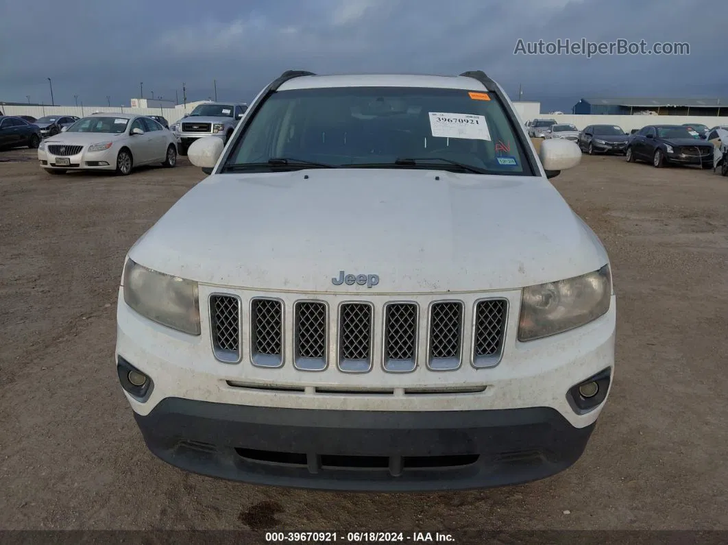 2014 Jeep Compass High Altitude White vin: 1C4NJCEA0ED662618