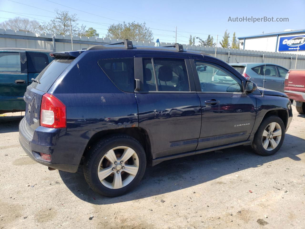 2013 Jeep Compass Latitude Blue vin: 1C4NJCEA1DD258306