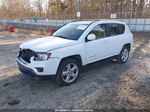 2014 Jeep Compass Latitude White vin: 1C4NJCEA1ED681646