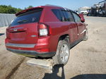 2014 Jeep Compass Latitude Maroon vin: 1C4NJCEA1ED825258