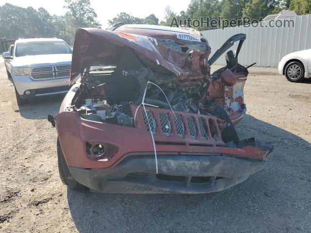 2014 Jeep Compass Latitude Maroon vin: 1C4NJCEA1ED825258