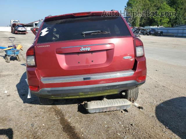 2014 Jeep Compass Latitude Maroon vin: 1C4NJCEA1ED825258