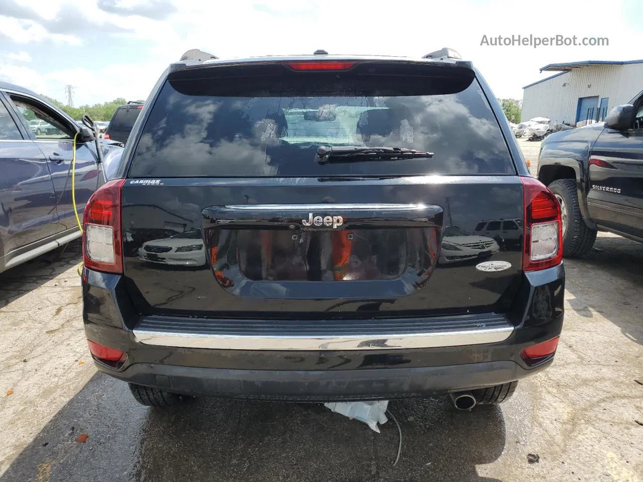 2016 Jeep Compass Latitude Black vin: 1C4NJCEA1GD678751