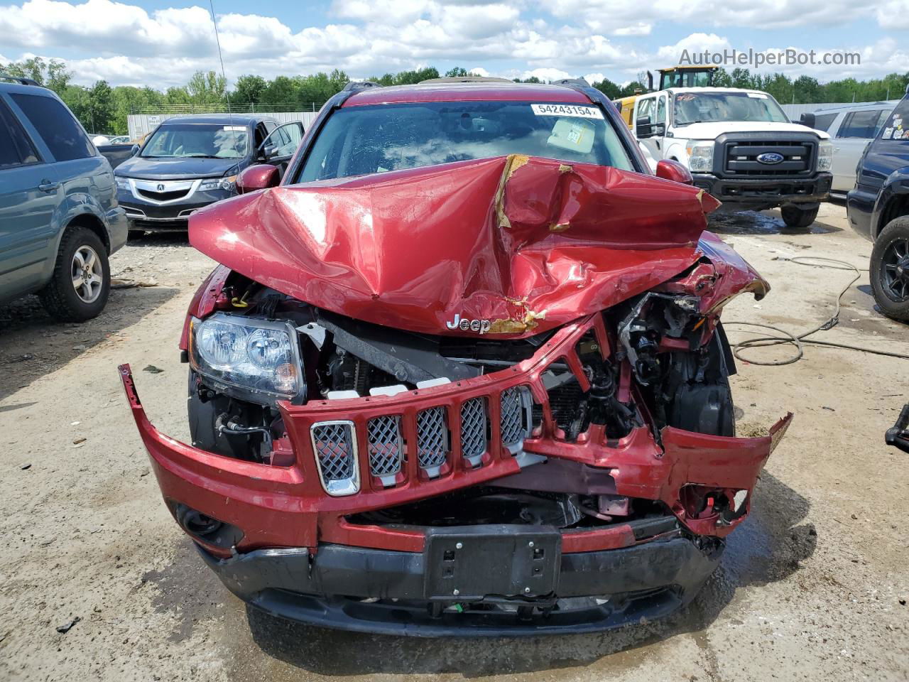 2016 Jeep Compass Latitude Maroon vin: 1C4NJCEA1GD709948