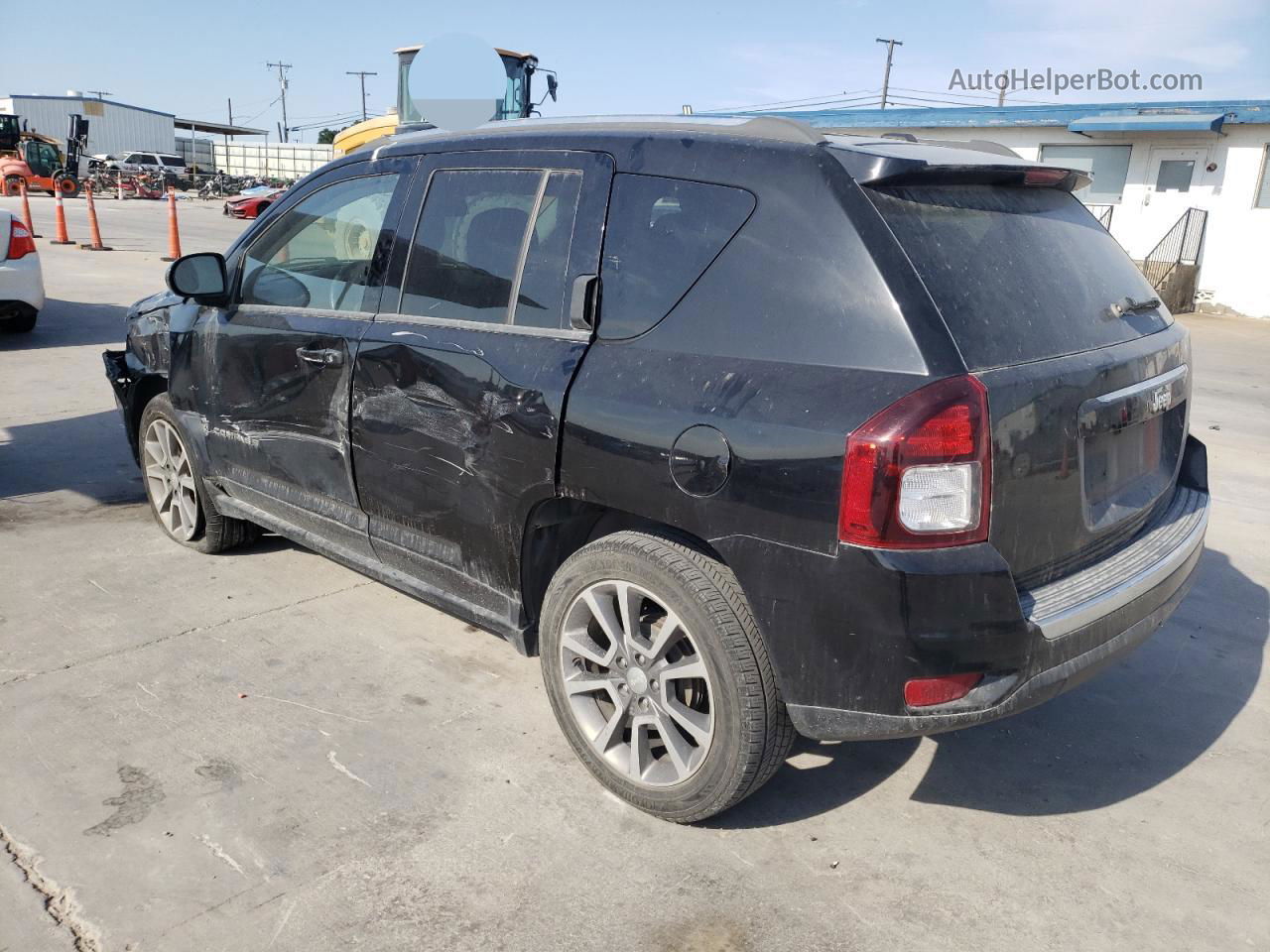 2016 Jeep Compass Latitude Black vin: 1C4NJCEA1GD793009