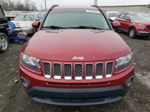 2014 Jeep Compass Latitude Maroon vin: 1C4NJCEA2ED729865