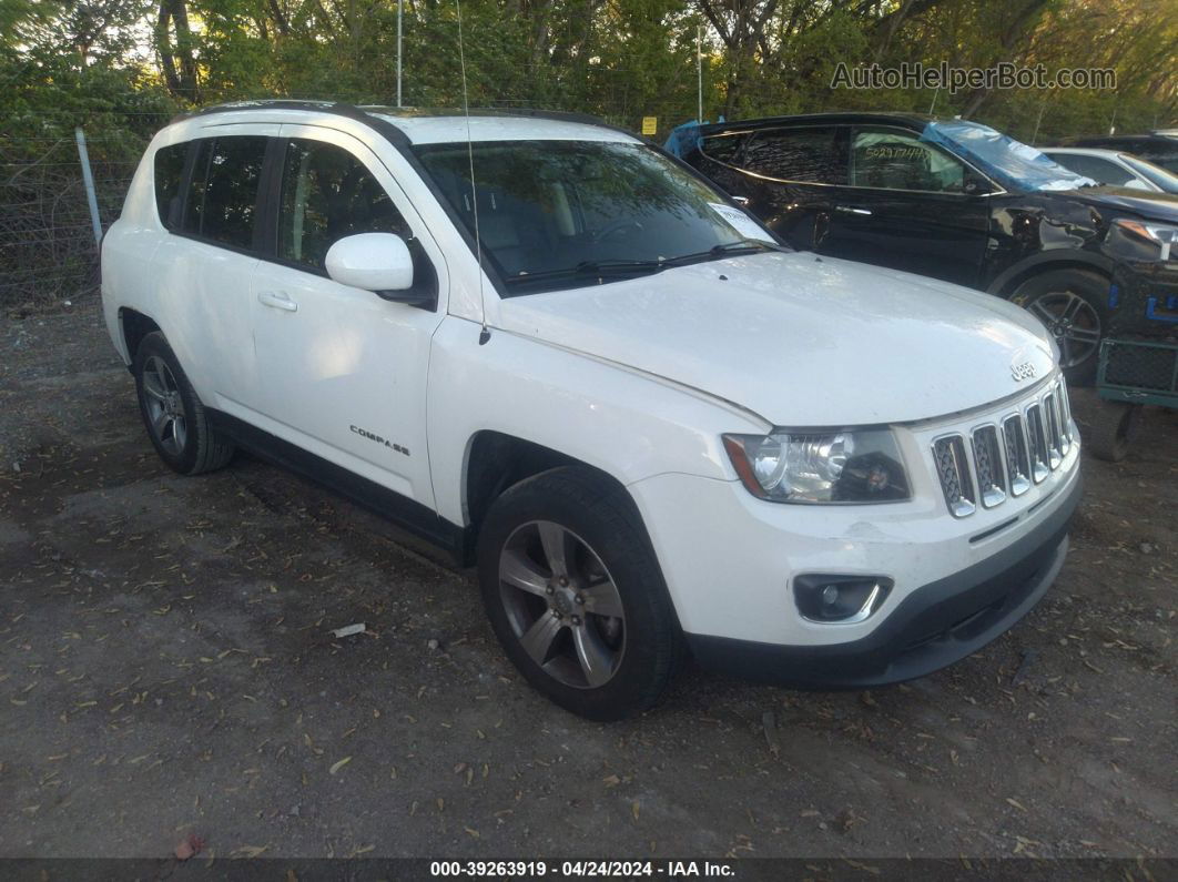 2016 Jeep Compass High Altitude Edition White vin: 1C4NJCEA2GD720330