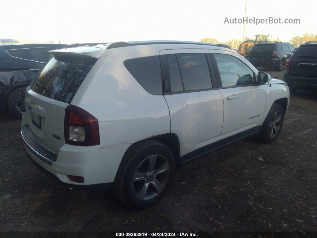 2016 Jeep Compass High Altitude Edition White vin: 1C4NJCEA2GD720330