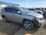 2016 Jeep Compass Latitude Silver vin: 1C4NJCEA2GD806592