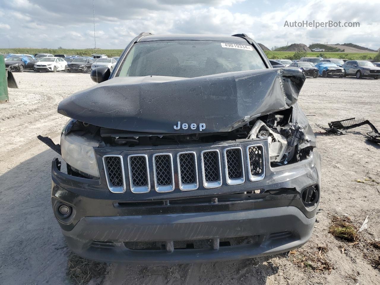 2013 Jeep Compass Latitude Black vin: 1C4NJCEA3DD273020