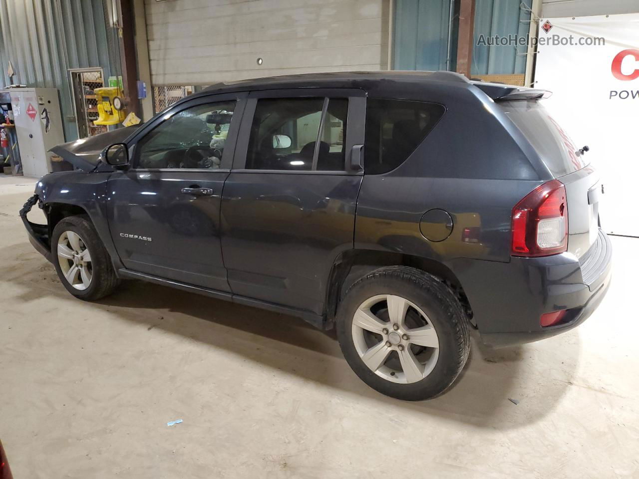 2014 Jeep Compass Latitude Gray vin: 1C4NJCEA3ED602283