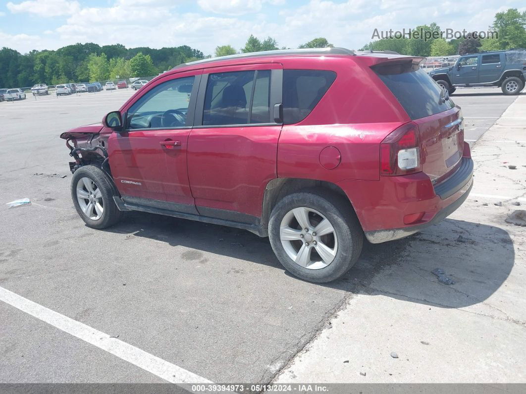 2014 Jeep Compass Latitude Red vin: 1C4NJCEA3ED678781