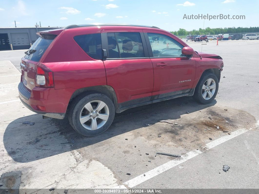 2014 Jeep Compass Latitude Red vin: 1C4NJCEA3ED678781