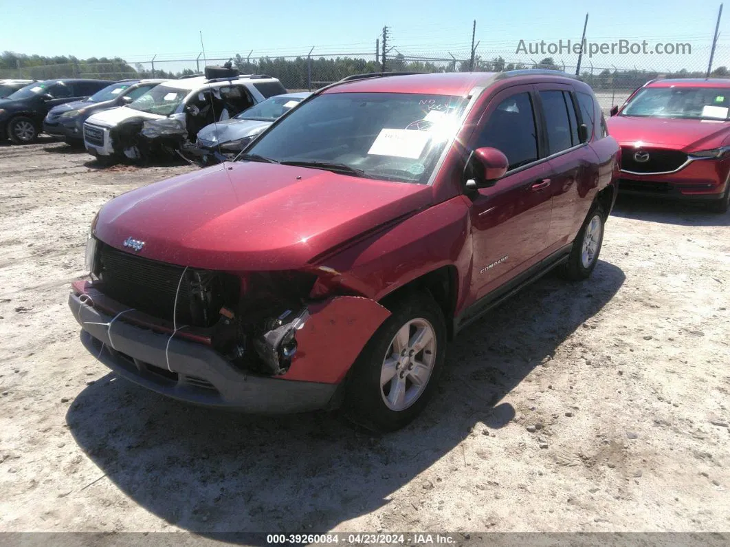 2016 Jeep Compass Latitude Red vin: 1C4NJCEA4GD743737