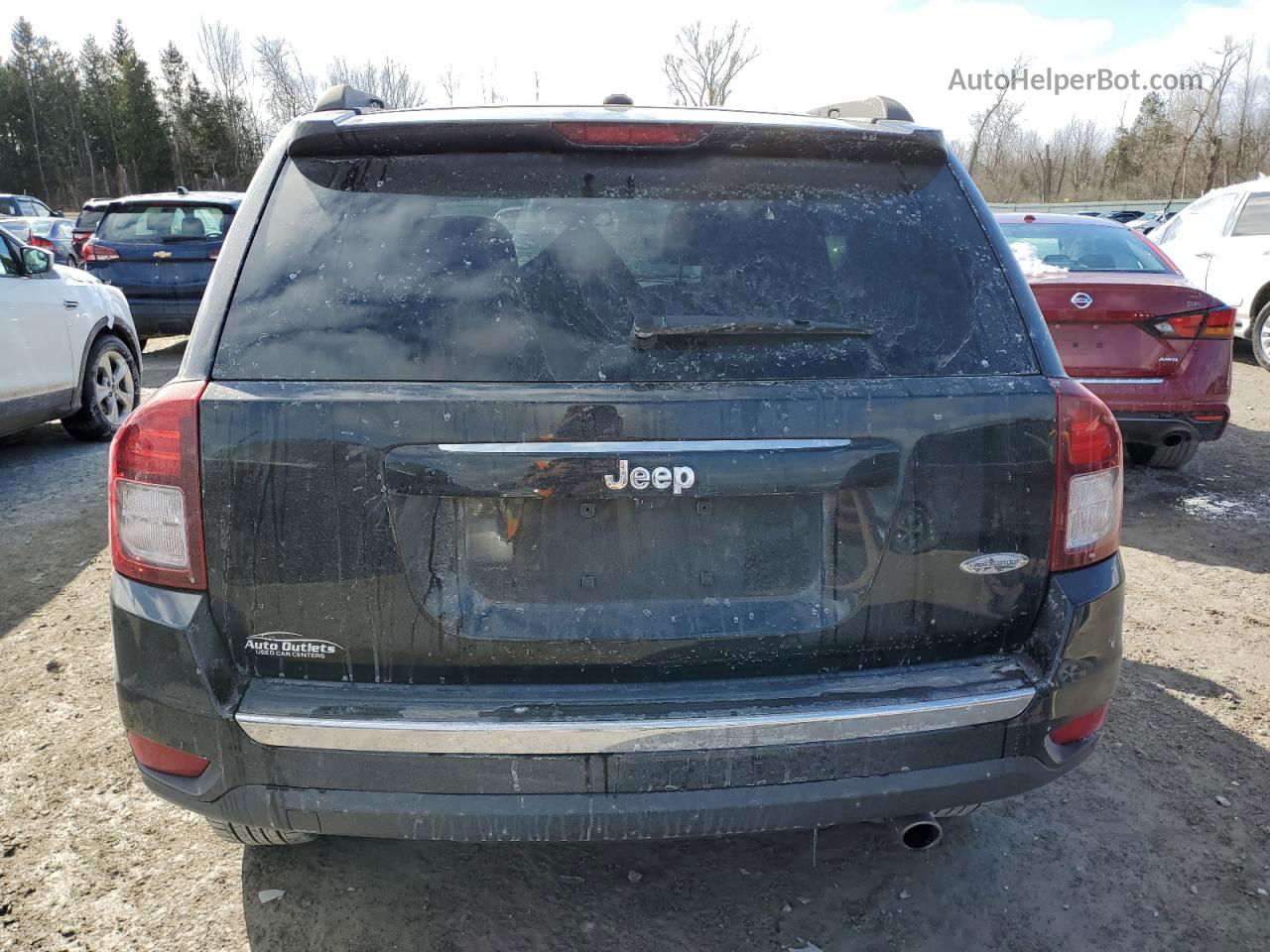 2016 Jeep Compass Latitude Black vin: 1C4NJCEA4GD761736