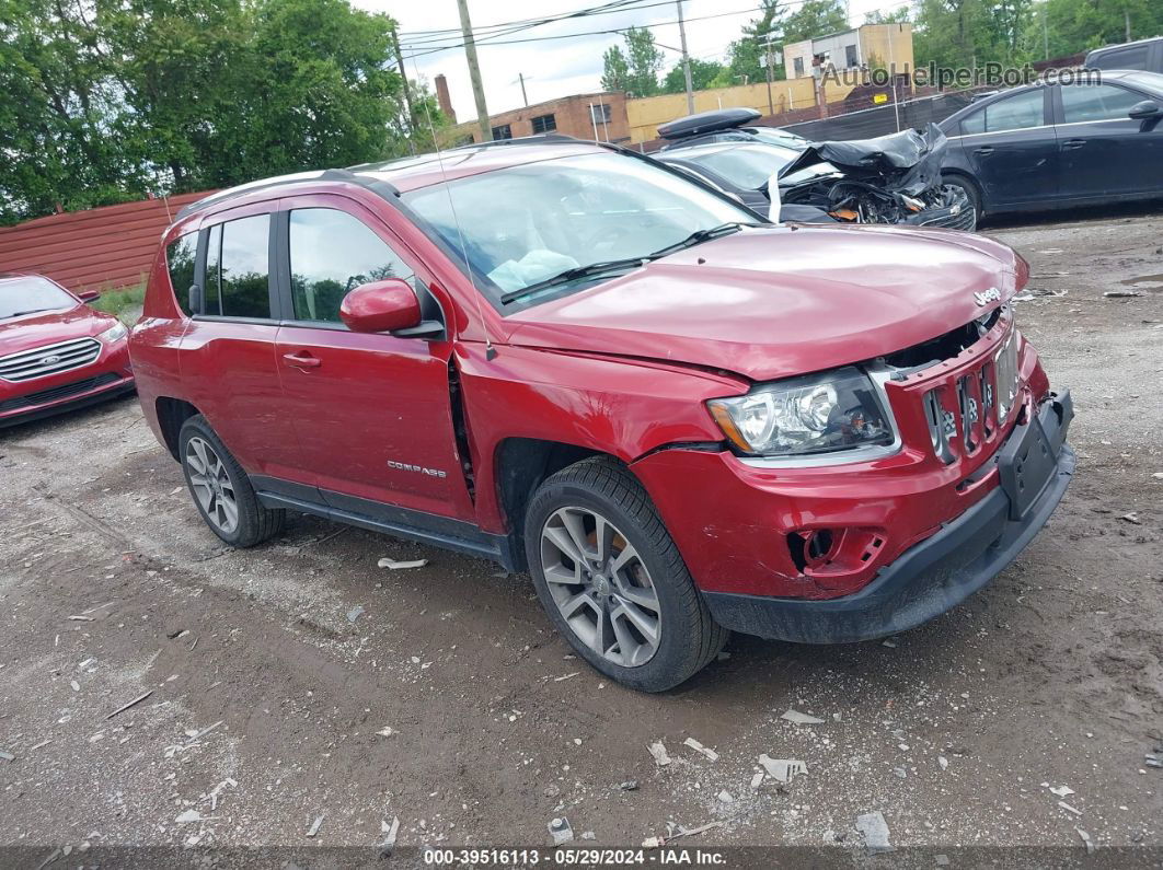 2016 Jeep Compass High Altitude Edition Red vin: 1C4NJCEA4GD785776