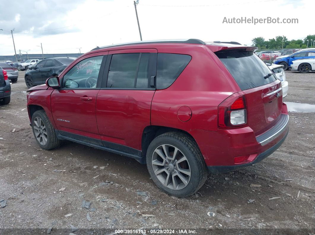 2016 Jeep Compass High Altitude Edition Red vin: 1C4NJCEA4GD785776