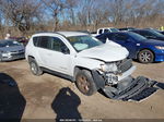 2013 Jeep Compass Latitude White vin: 1C4NJCEA5DD275755