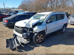 2013 Jeep Compass Latitude White vin: 1C4NJCEA5DD275755