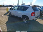 2013 Jeep Compass Latitude White vin: 1C4NJCEA5DD275755