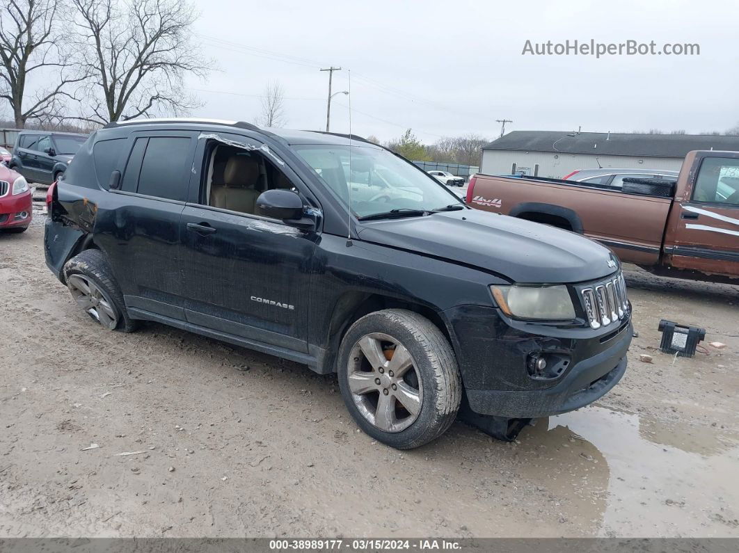 2014 Jeep Compass Latitude Black vin: 1C4NJCEA5ED620493