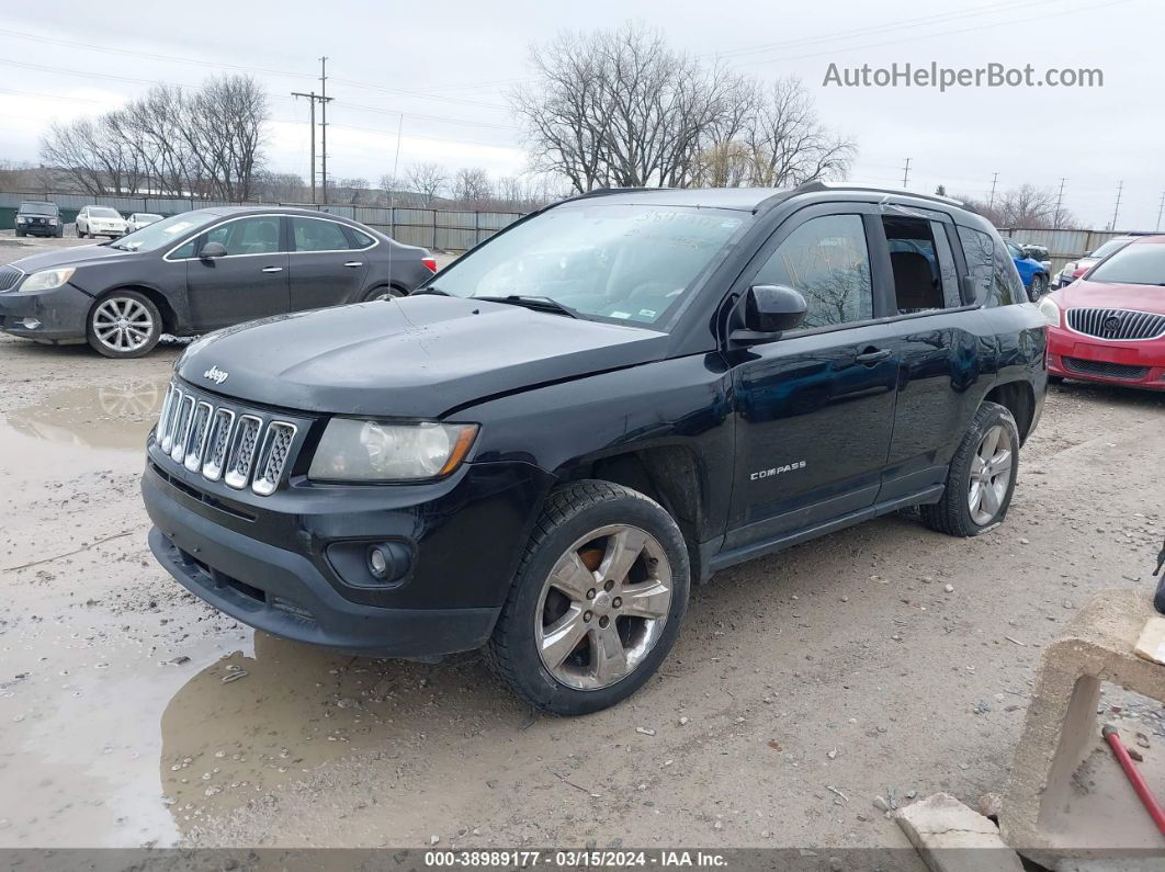 2014 Jeep Compass Latitude Black vin: 1C4NJCEA5ED620493