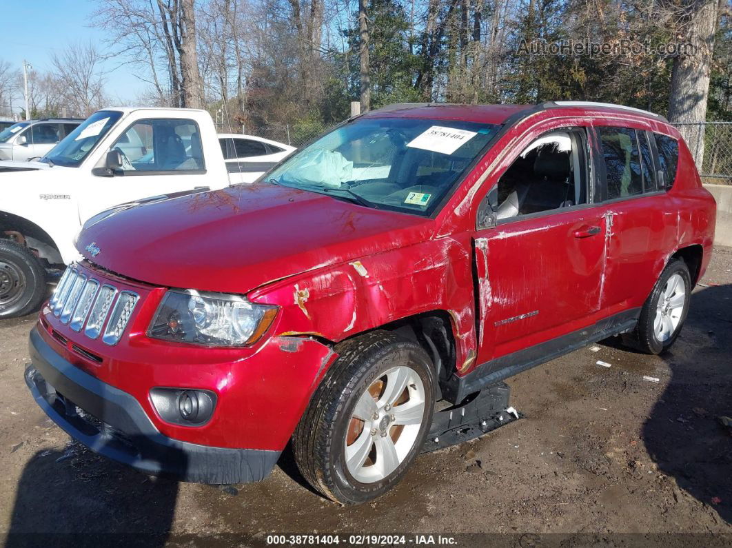 2016 Jeep Compass Latitude Red vin: 1C4NJCEA5GD648023