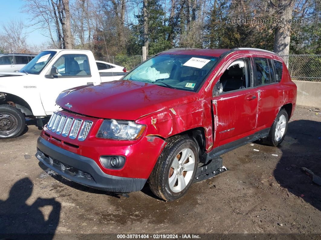 2016 Jeep Compass Latitude Red vin: 1C4NJCEA5GD648023