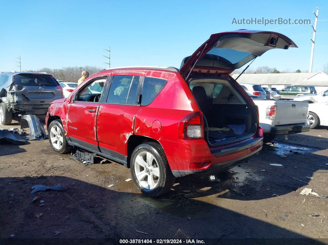 2016 Jeep Compass Latitude Red vin: 1C4NJCEA5GD648023