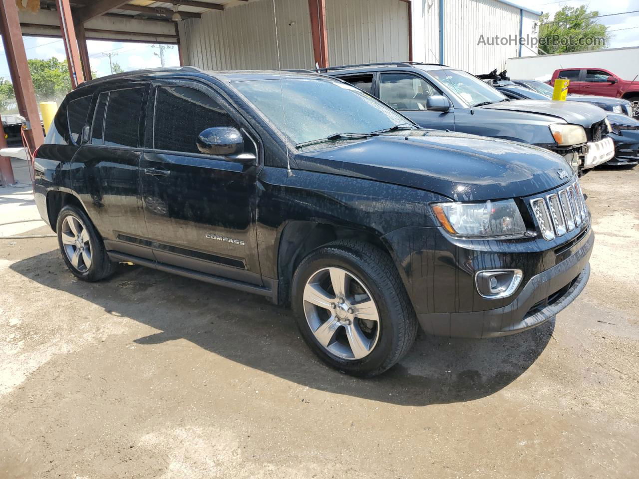 2016 Jeep Compass Latitude Black vin: 1C4NJCEA6GD732416