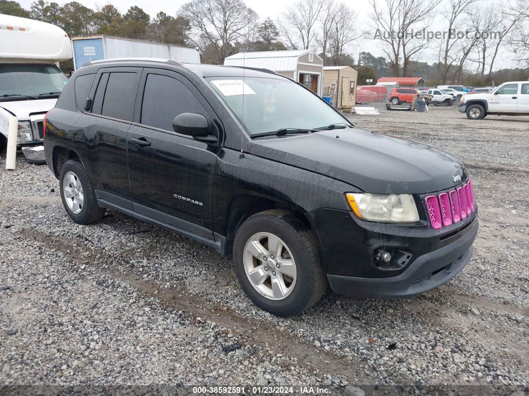 2013 Jeep Compass Latitude Black vin: 1C4NJCEA7DD191159