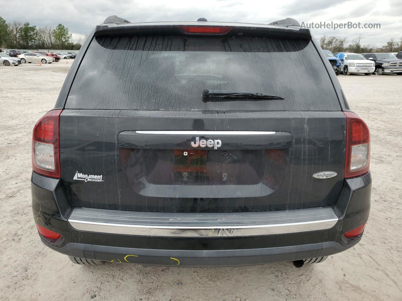 2014 Jeep Compass Latitude Черный vin: 1C4NJCEA7ED754888