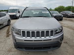 2016 Jeep Compass Latitude Silver vin: 1C4NJCEA7GD720145