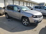 2016 Jeep Compass Latitude Silver vin: 1C4NJCEA7GD807060