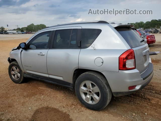 2013 Jeep Compass Latitude Silver vin: 1C4NJCEA8DD258271