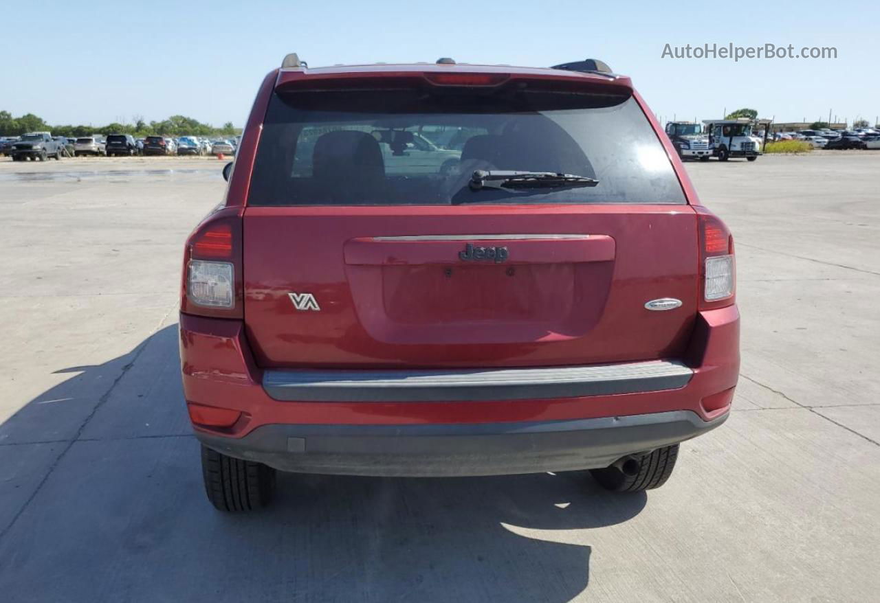 2016 Jeep Compass Latitude Maroon vin: 1C4NJCEA8GD773775