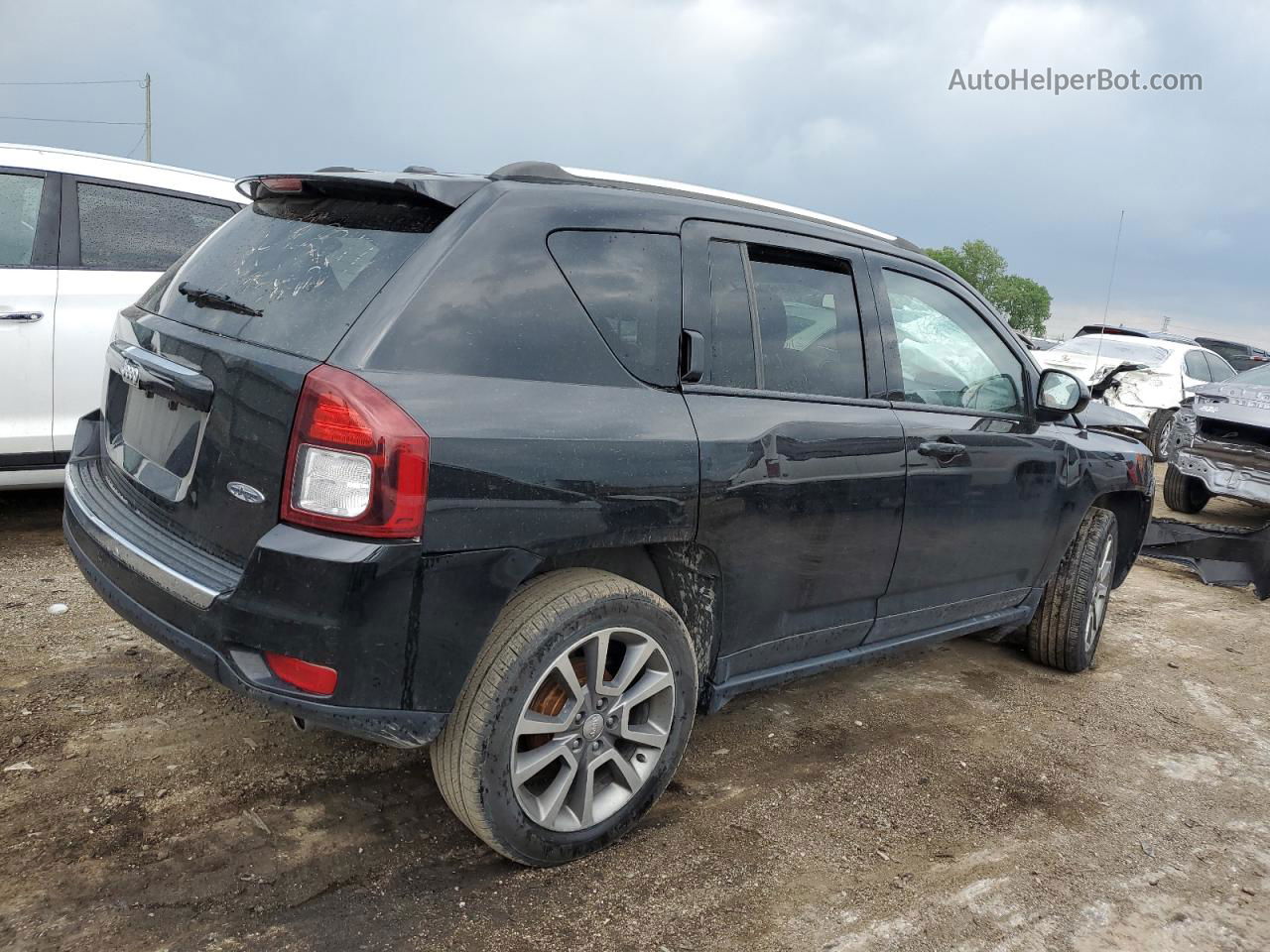 2016 Jeep Compass Latitude Black vin: 1C4NJCEA8GD785859