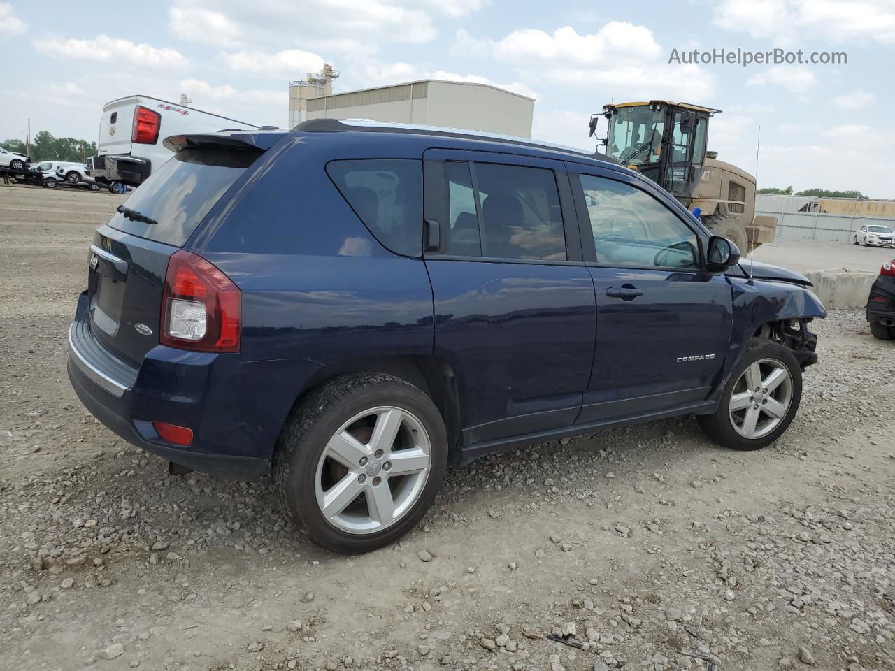 2014 Jeep Compass Latitude Blue vin: 1C4NJCEA9ED849436