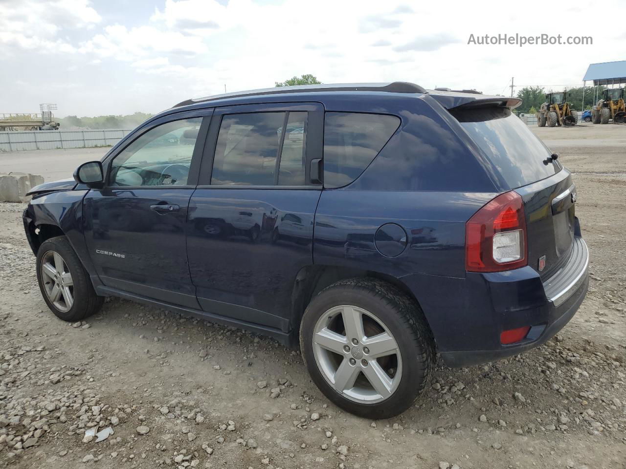 2014 Jeep Compass Latitude Blue vin: 1C4NJCEA9ED849436