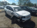 2016 Jeep Compass Latitude White vin: 1C4NJCEA9GD620225