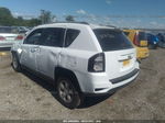 2016 Jeep Compass Latitude White vin: 1C4NJCEA9GD620225