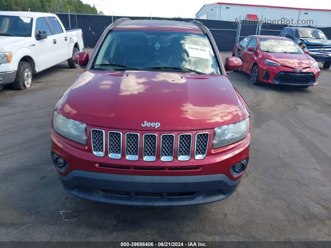 2016 Jeep Compass Latitude Red vin: 1C4NJCEA9GD648056