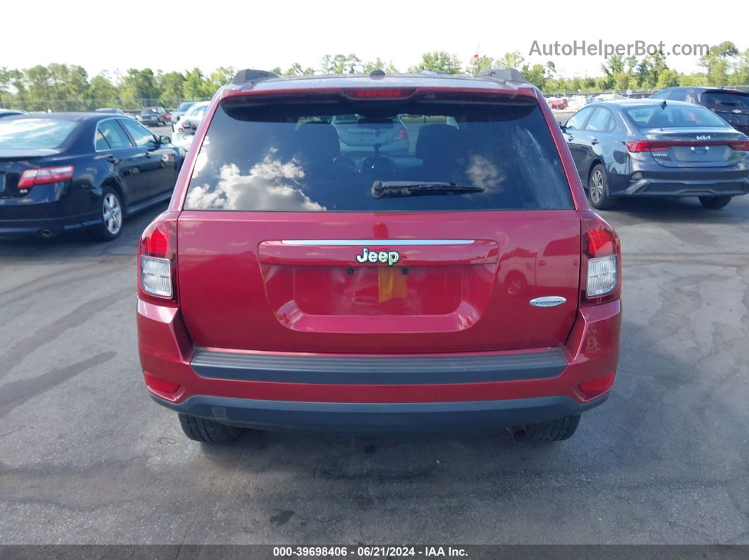 2016 Jeep Compass Latitude Red vin: 1C4NJCEA9GD648056